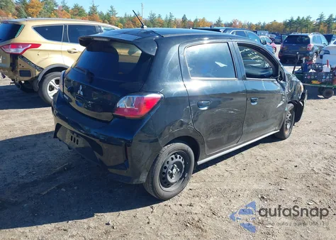 2021 Mitsubishi Mirage Carbonite Edition/Es/Le from USA, damaged, VIN ML32AUHJ6MH012366